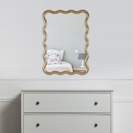WAVY GOLD MIRROR
