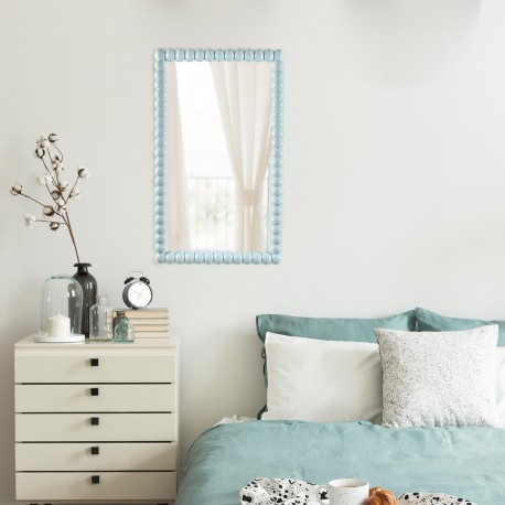 BLUE BEADS MIRROR