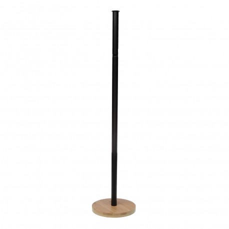 BLACK ROLL HOLDER W/ BAMBOO BASE
