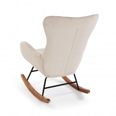 WHITE KORA ROCKING CHAIR