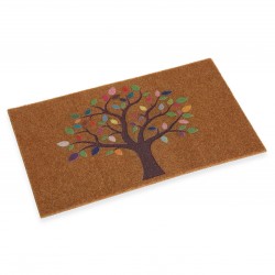 COLOURFUL TREE DOORMAT 40X70