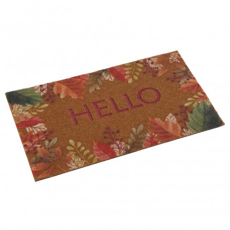 HELLO FLORAL DOORMAT 40X70