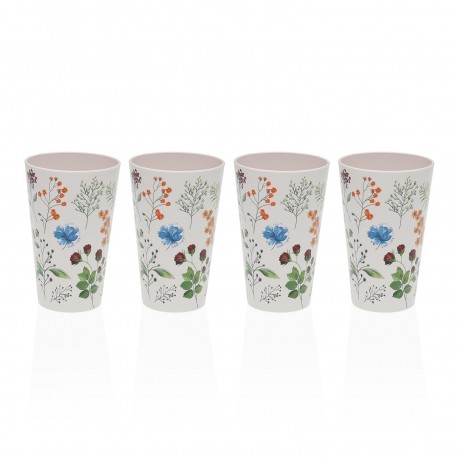 SET OF 4 SPRING GLASSES