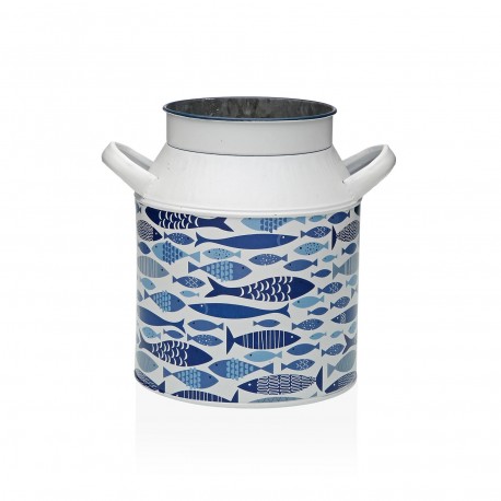 AQUA METAL FLOWERPOT 2