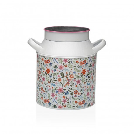 FLOWER ROSE METAL FLOWERPOT