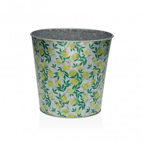 AQUA XL LEMONS METAL FLOWERPOT