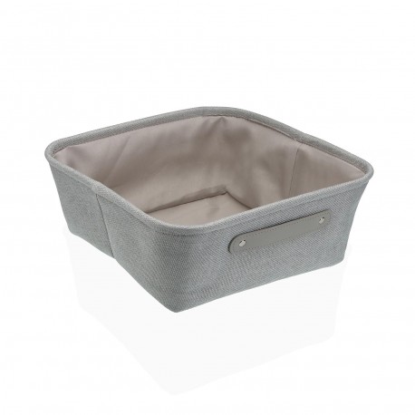 LIGHT GREY SQUARE BASKET