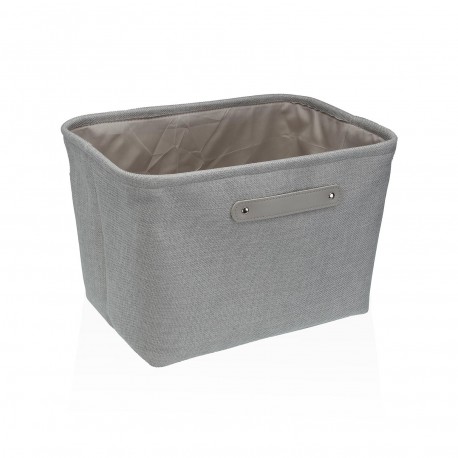 LIGHT GREY RECTANGULAR BASKET