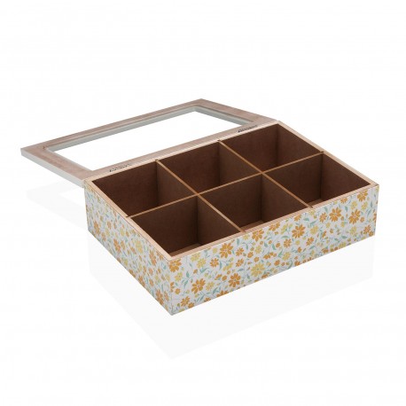 WOODEN TEA BOX CLIVIA
