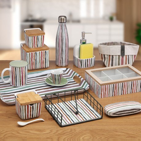 3 RECTANGULAR BASKETS SET LIGNE