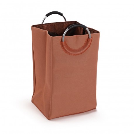 TERRACOTTA LAUNDRY HAMPER WITH HANDLES