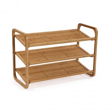 LONG SHOE RACK WITH 3 SHELVES