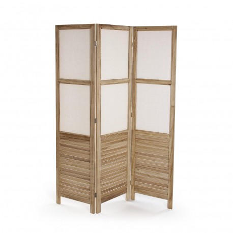 WOOD SCREEN WITH OPAQUE WINDOWS