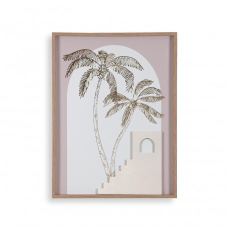 45 X 60 CANVAS PALM TREES 1