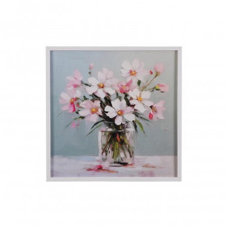 40 X 40 CANVAS FLOWER VASE