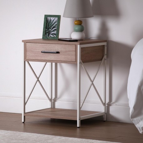 LIGHT 1-DRAWER HERMI NIGHTSTAND