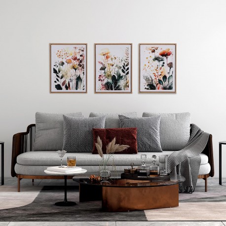 30 X 40 CANVAS WATERCOLOUR FLOWERS 1