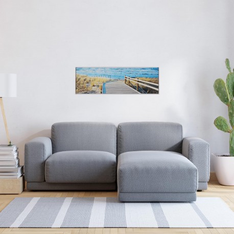 30 X 90 CANVAS BEACH PATH 1