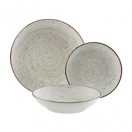 18-PIECE LUA BEIGE DINNER SET