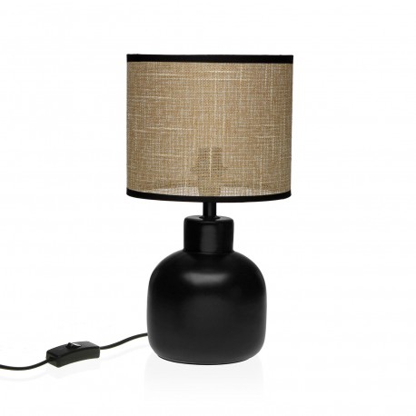 BLACK BUTTON LAMP