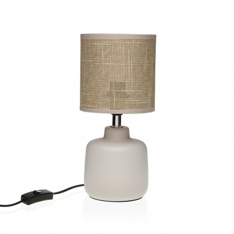 SMALL WHITE BUTTON LAMP