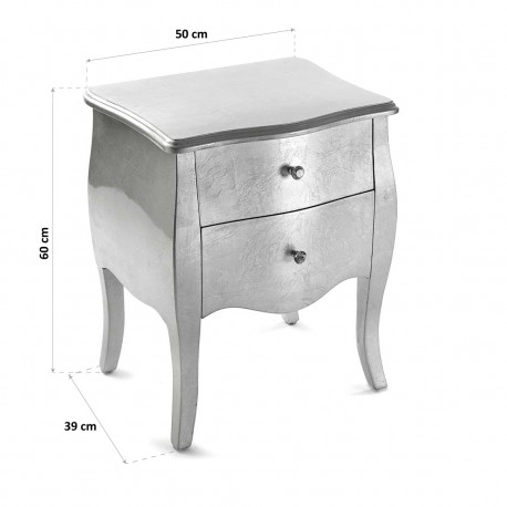 SILVER COMMODE CAGLIARI