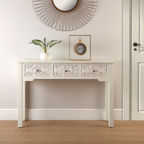 3 DRAWES CABINET W/DIAMOND KNO
