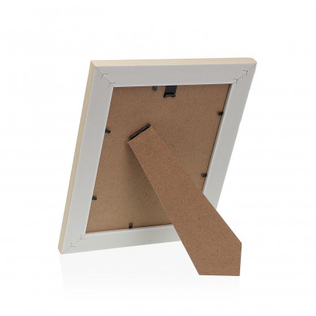 BROWN PHOTO FRAME WITH DARK BROWN DETAIL 13 X 18
