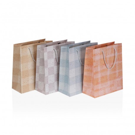 MEDIUM ASSORTED CHECKED BAG