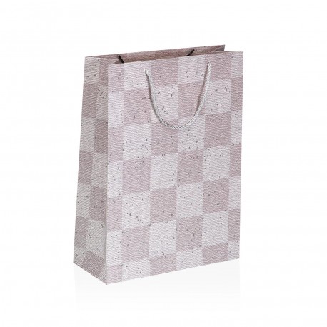 MEDIUM ASSORTED CHECKED BAG