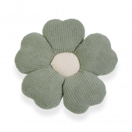 PALE GREEN FLOWER CUSHION