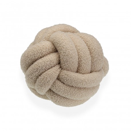 20CM CREAM KNOT CUSHION