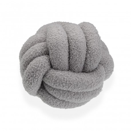 25CM PALE PINK KNOT CUSHION