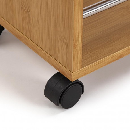 3-SHELF UNIT WITH WHEELS