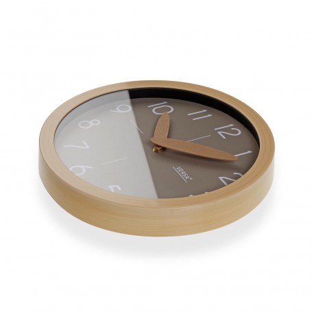 GREY RAY WALL CLOCK 30CM