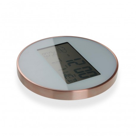 WHITE DIGITAL WALL CLOCK