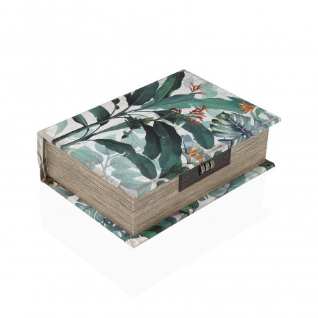 BOOK SAFE WITH CODE TROPICAL