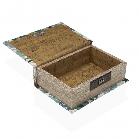 BOOK SAFE WITH CODE TROPICAL