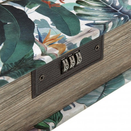 BOOK SAFE WITH CODE TROPICAL