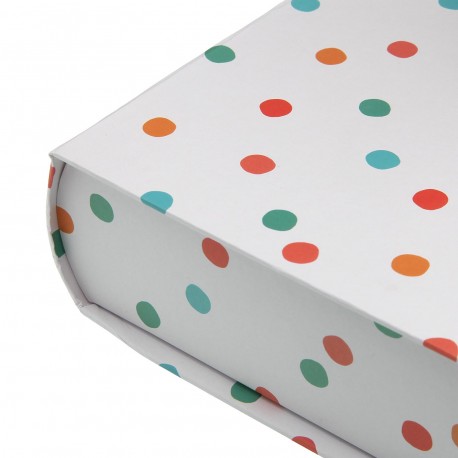 SET OF 2 DOTTY BOOK BOXES