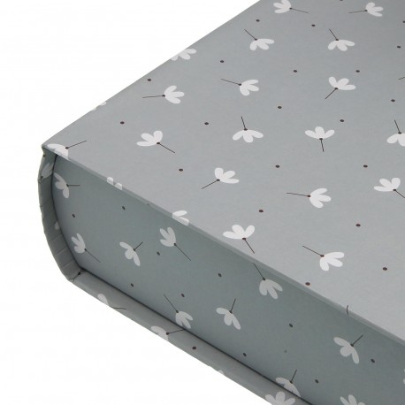 SET OF 2 FLOWERS BOOK BOXES