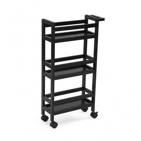 BLACK ROLLING CART