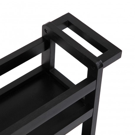 BLACK ROLLING CART