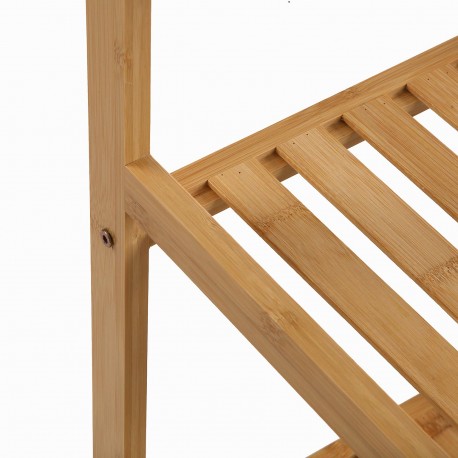 WHITE 4-SHELF UNIT