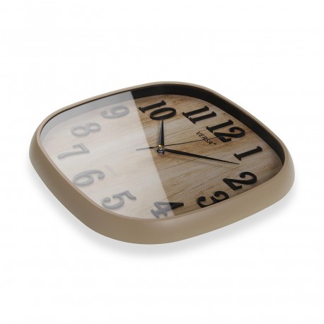WOODEN EFFECT WALL CLOCK 30CM