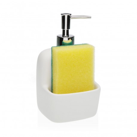 WHITE SOAP DISPENSER