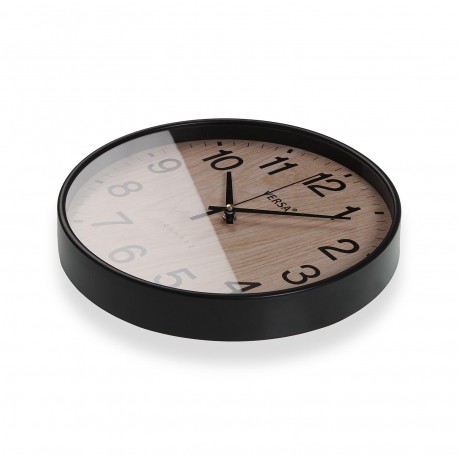 WOODEN EFFECT WALL CLOCK 30X4.3CM