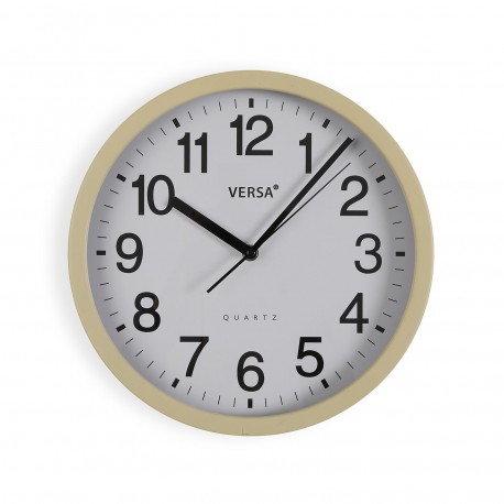 LIGHT WOOD FRAME WALL CLOCK 31CM