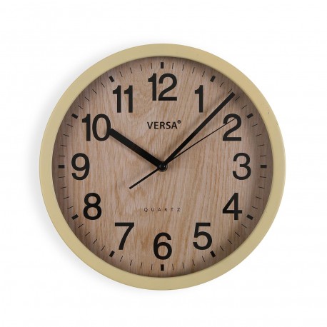 LIGHT WOOD WALL CLOCK 31CM