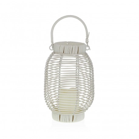 WHITE LED LANTERN 27CM